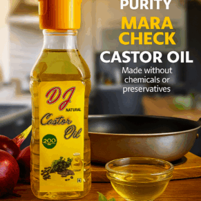 Pure Mara Chekku Cold-Pressed Castor Oil for Hair Growth – DJ Natural Coconut Products